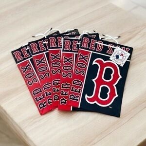 MLB Red Sox 10 x 13 (5) Gift Bags